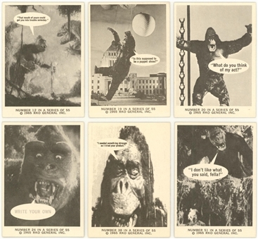 1965 Donruss "King Kong" Complete Set (55)